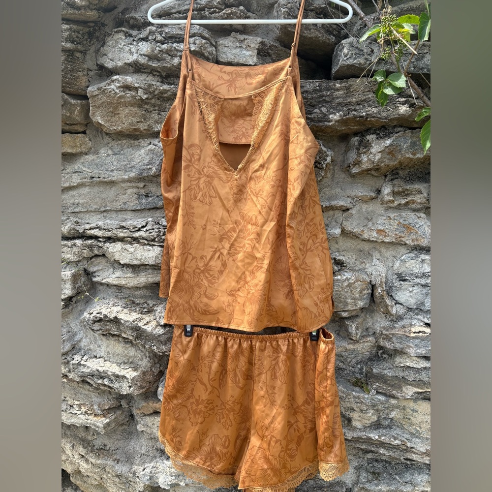 Stars Above Brown Mini Skirt Set Casual Resort Wear